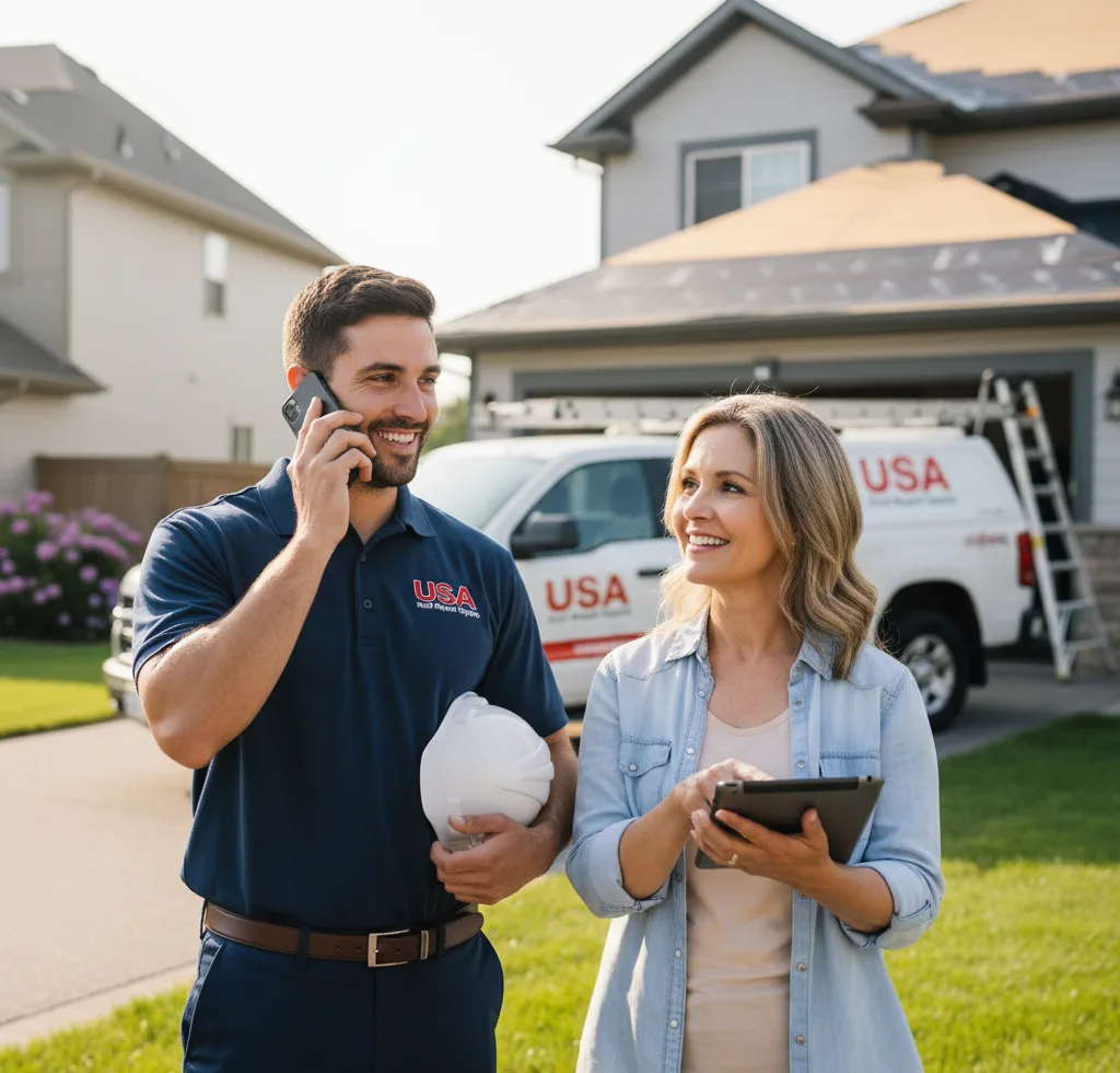 USA Roof Repair Experts customer support in Sister Bay